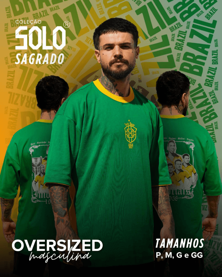 Camiseta Campeão 58 Oversized