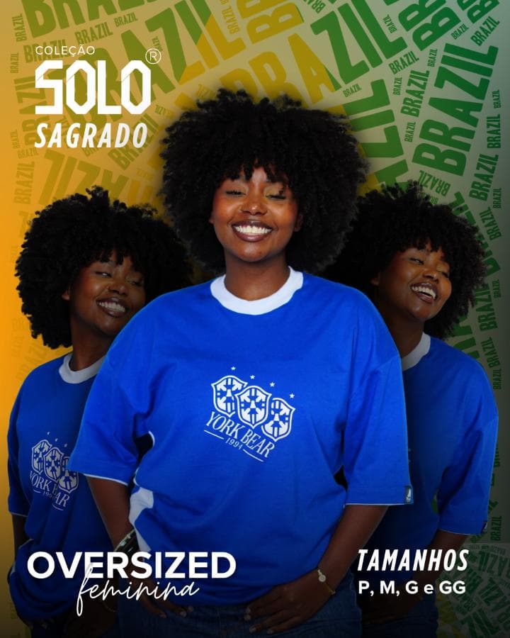 Camiseta Tetracampeão 94 Oversized Feminina